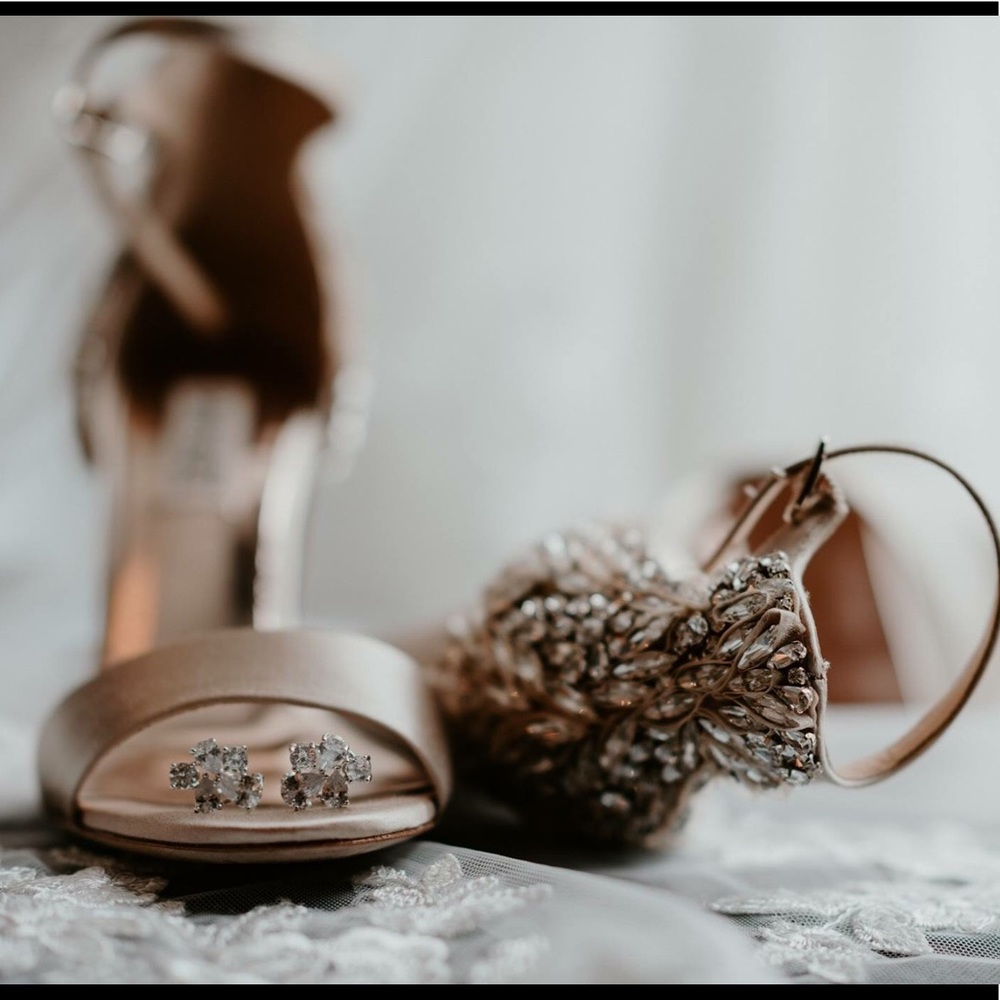 Badgley Mischka Seina Ankle Strap Wedding Sandal